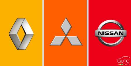 Logo of the Renault-Nissan-Mitsubishi Alliance